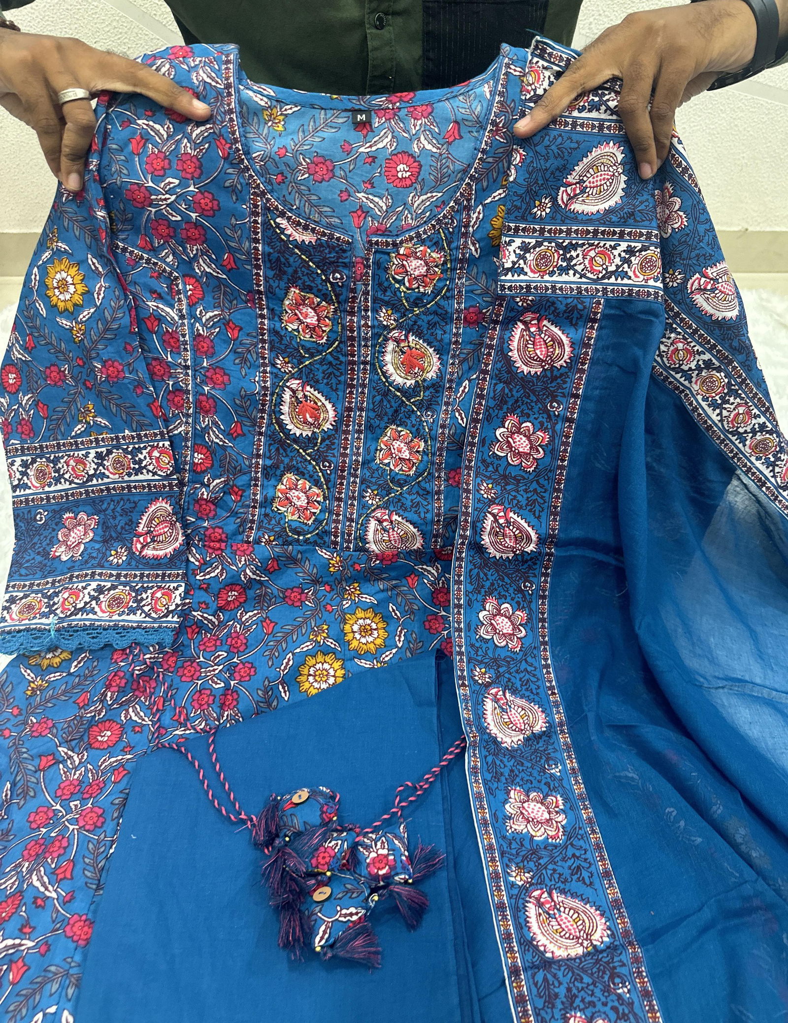 Keshav Soft Cotton Printed Anarkali Kurti With Bottom Dupatta Wholesale Market In Surat With Price